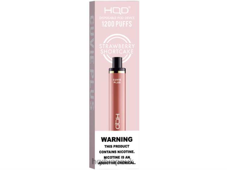 Strawberry Shortcake - HQD vape store - HQD CUVIE PLUS DISPOSABLE VAPE 806NZ259
