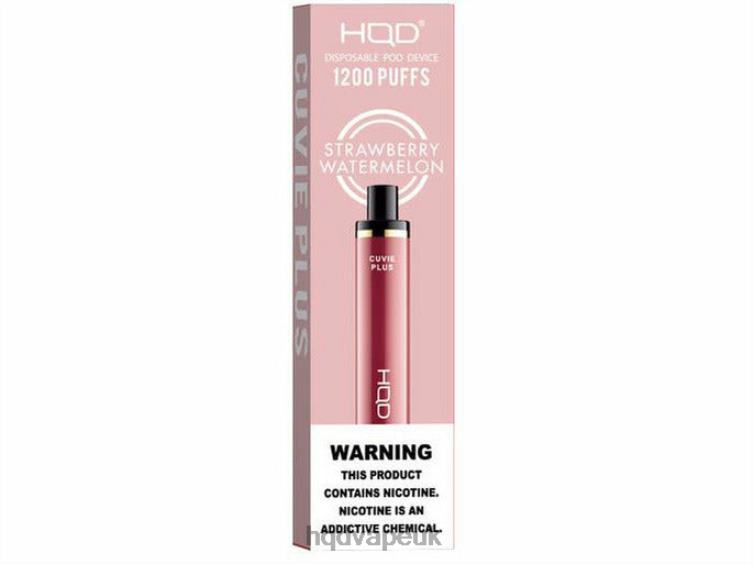 Strawberry Watermelon - HQD tech UK - HQD CUVIE PLUS DISPOSABLE VAPE 806NZ262