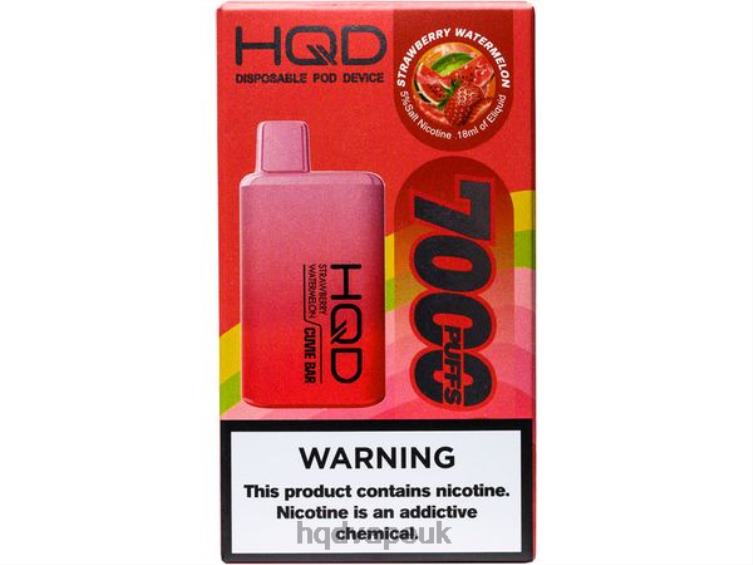 Strawberry Watermelon - HQD vape UK - HQD CUVIE BAR DISPOSABLE 806NZ260