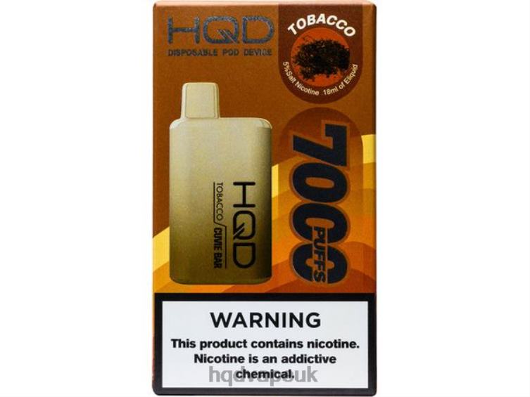 Tobacco - HQD vape flavors - HQD CUVIE BAR DISPOSABLE 806NZ263