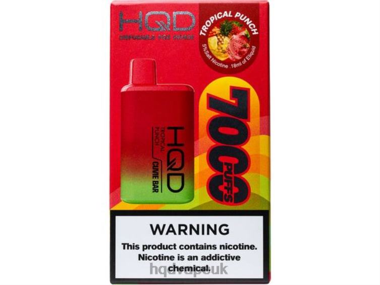 Tropical Punch - HQD vape sale - HQD CUVIE BAR DISPOSABLE 806NZ267