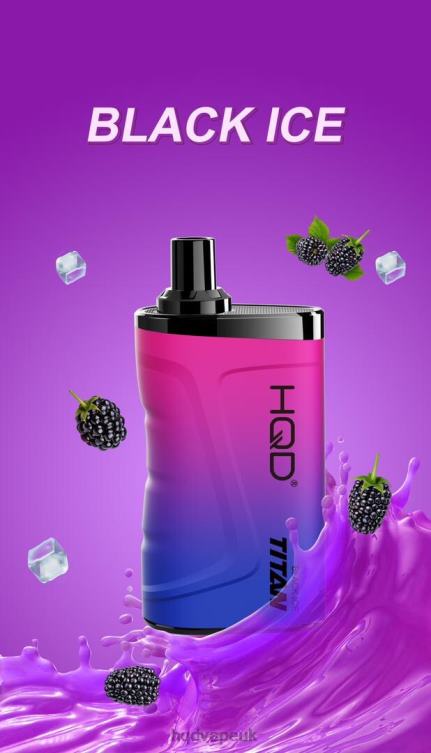 Black Ice - HQD vape London - HQD TITAN 7000 PUFFS 806NZ14