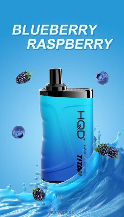 Blueberry Raspberry - HQD vape UK - HQD TITAN 7000 PUFFS 806NZ10