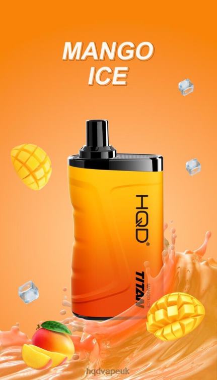 Mango Ice - buy HQD vape UK - HQD TITAN 7000 PUFFS 806NZ11