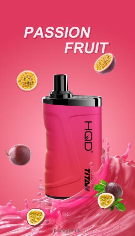 Passion Fruit - buy HQD vape UK - HQD TITAN 7000 PUFFS 806NZ1