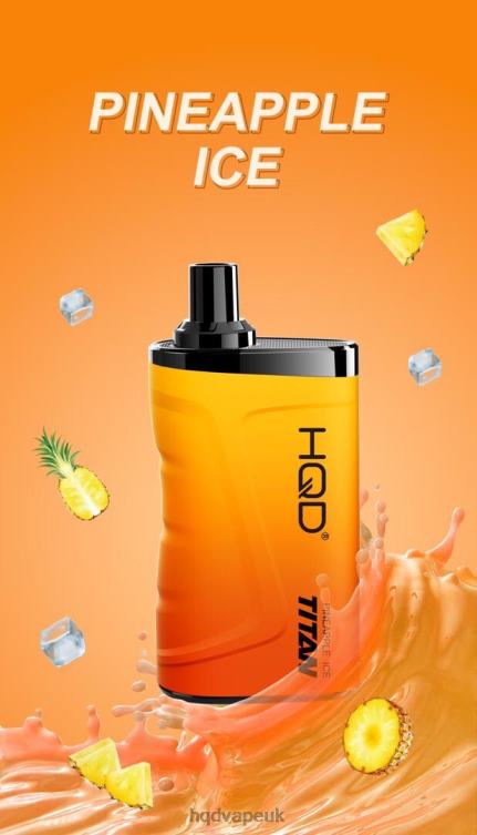 Pineapple Ice - HQD vape flavors - HQD TITAN 7000 PUFFS 806NZ3