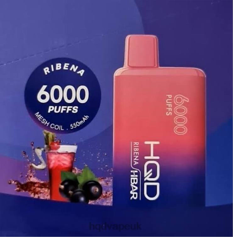 Ribena - HQD vape flavors - HQD HBAR 6000 PUFFS 806NZ53