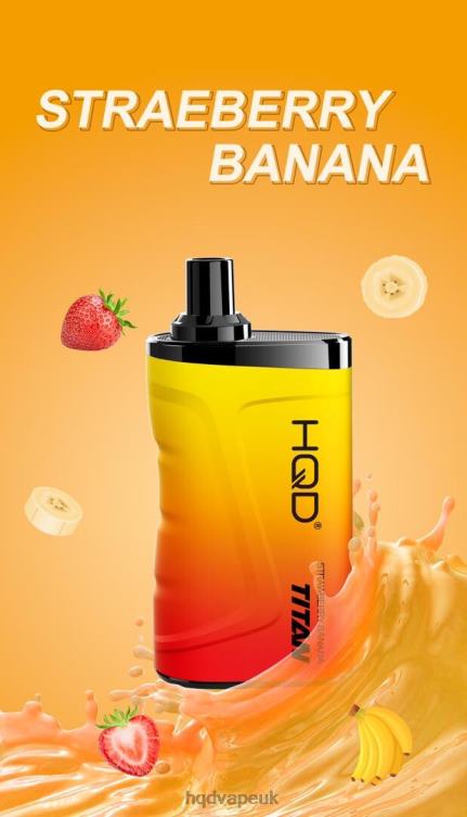Strawberry Banana - HQD vape flavors - HQD TITAN 7000 PUFFS 806NZ13