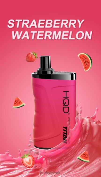 Strawberry Watermelon - HQD vape store - HQD TITAN 7000 PUFFS 806NZ9