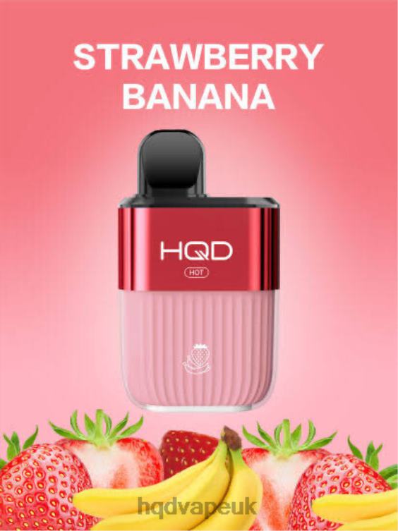 Strawberry Banana - HQD vape store - HQD HOT 5000 PUFFS 806NZ69