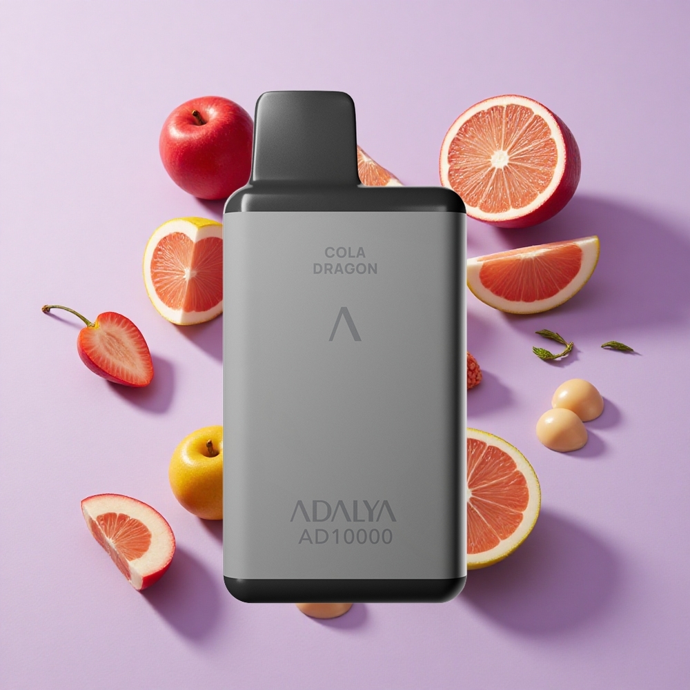 Adalya AD 10000 Puffs Disposable Vape Love 66 Space Gray USB-C Rechargeable
