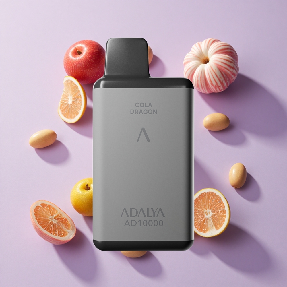 Adalya AD 10000 Puffs Disposable Vape Space Gray USB-C Rechargeable Mint Point