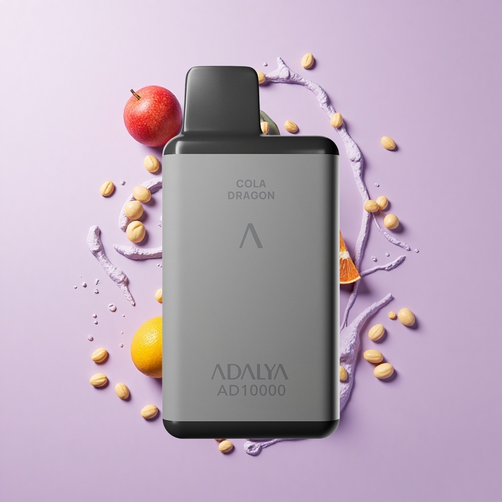 Adalya AD 10000 Puffs Rechargeable Disposable Vape Cactus Splash Space Gray