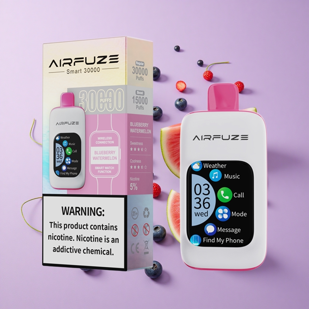 AirFuze Smart 30000 Puffs 5% Nicotine Disposable Vape Blueberry Watermelon