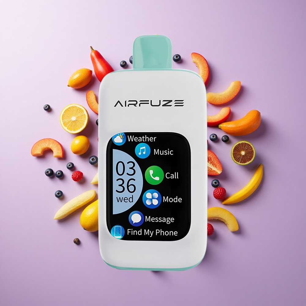 AirFuze Smart 30000 Puffs Disposable Vape Rainbow Fruit Burst 5% Nicotine Type-C
