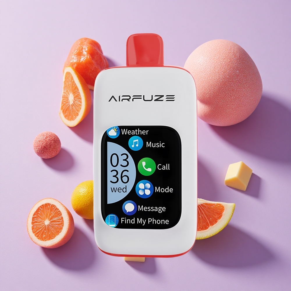 AirFuze Smart 30000 Puffs Disposable Vape Sour Lush Gummy 5% Nicotine Type-C