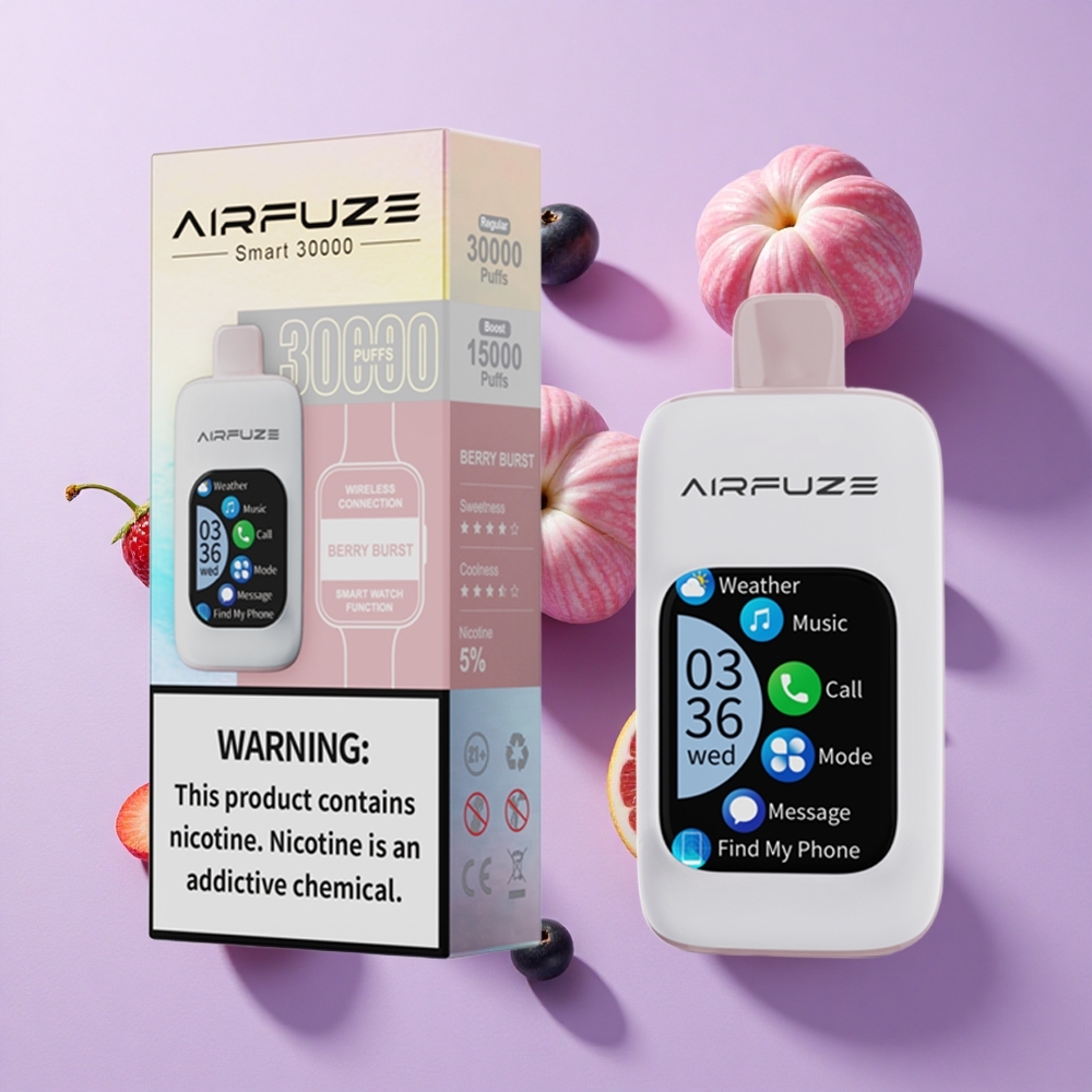 AirFuze Smart 30000 Puffs Touch Screen Disposable Vape Berry Burst