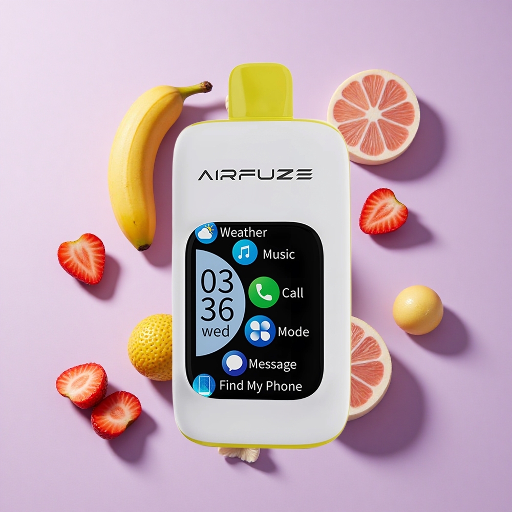 AirFuze Smart Pro 40000 Puffs Strawberry Banana with Smartphone Integration