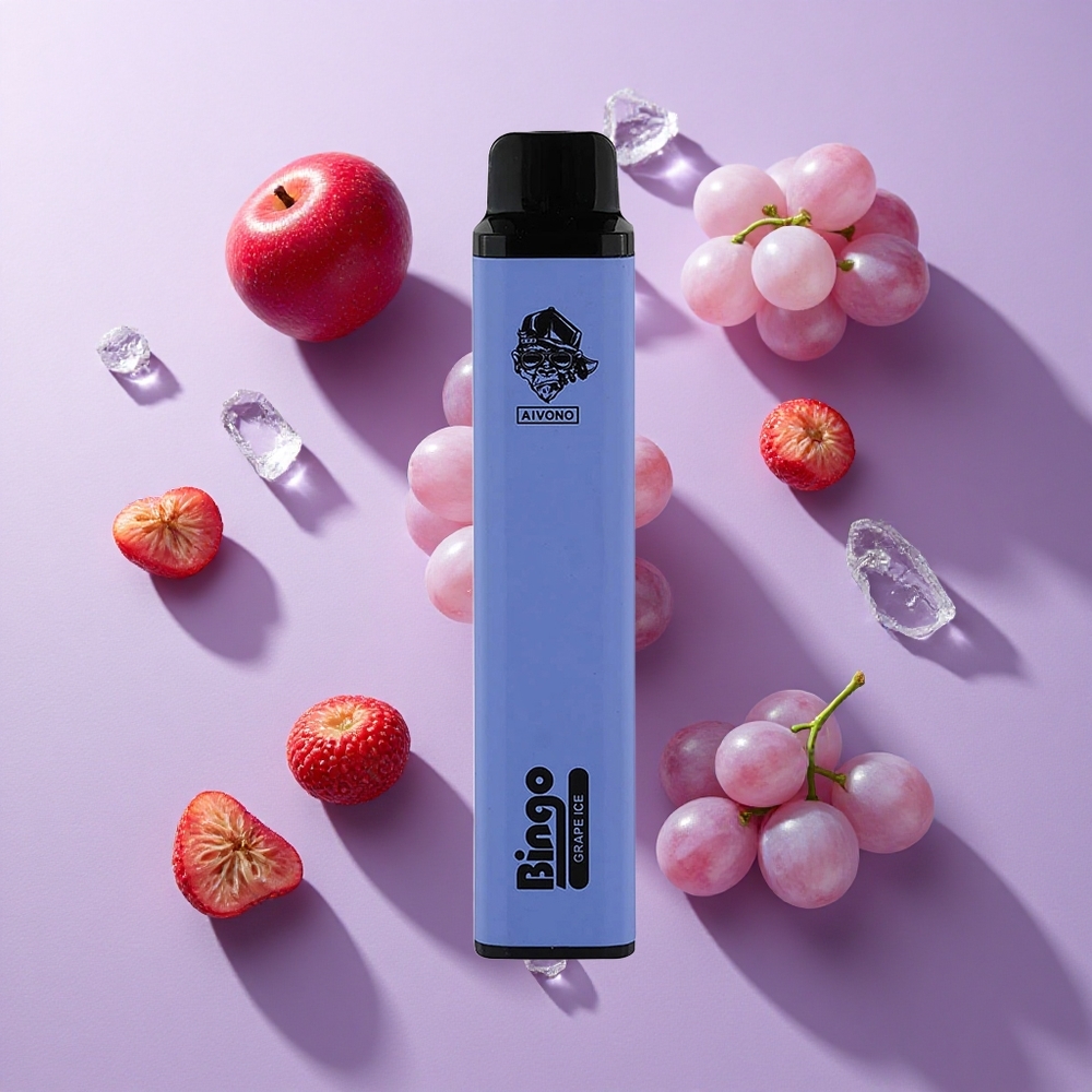 Aivono AIM BINGO 4000 Puffs Grape Ice 10mL Rechargeable