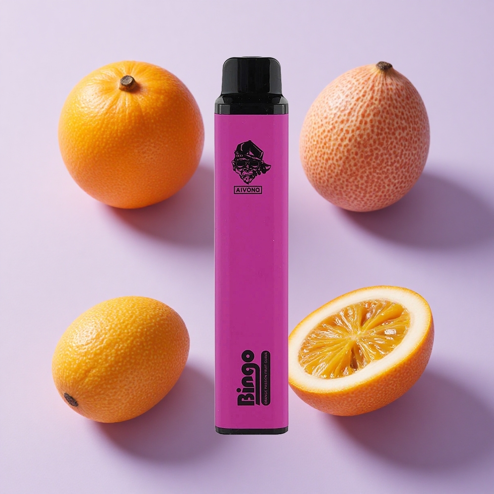 Aivono AIM BINGO 4000 Puffs Orange Passion Fruit Guava 1000mAh