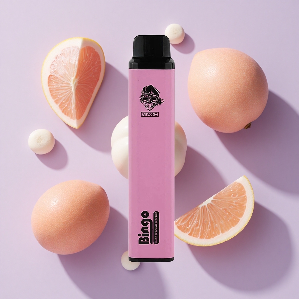 Aivono AIM BINGO 4000 Puffs White Peach Grapefruit 10mL 1000mAh