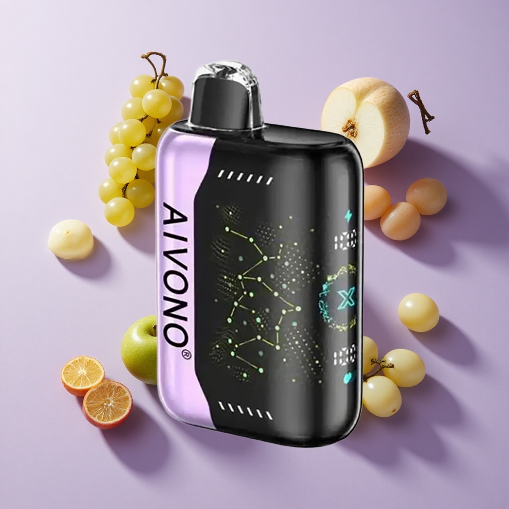 Aivono AIM BOOM 25000 Puffs 28ml Green Apple Grape