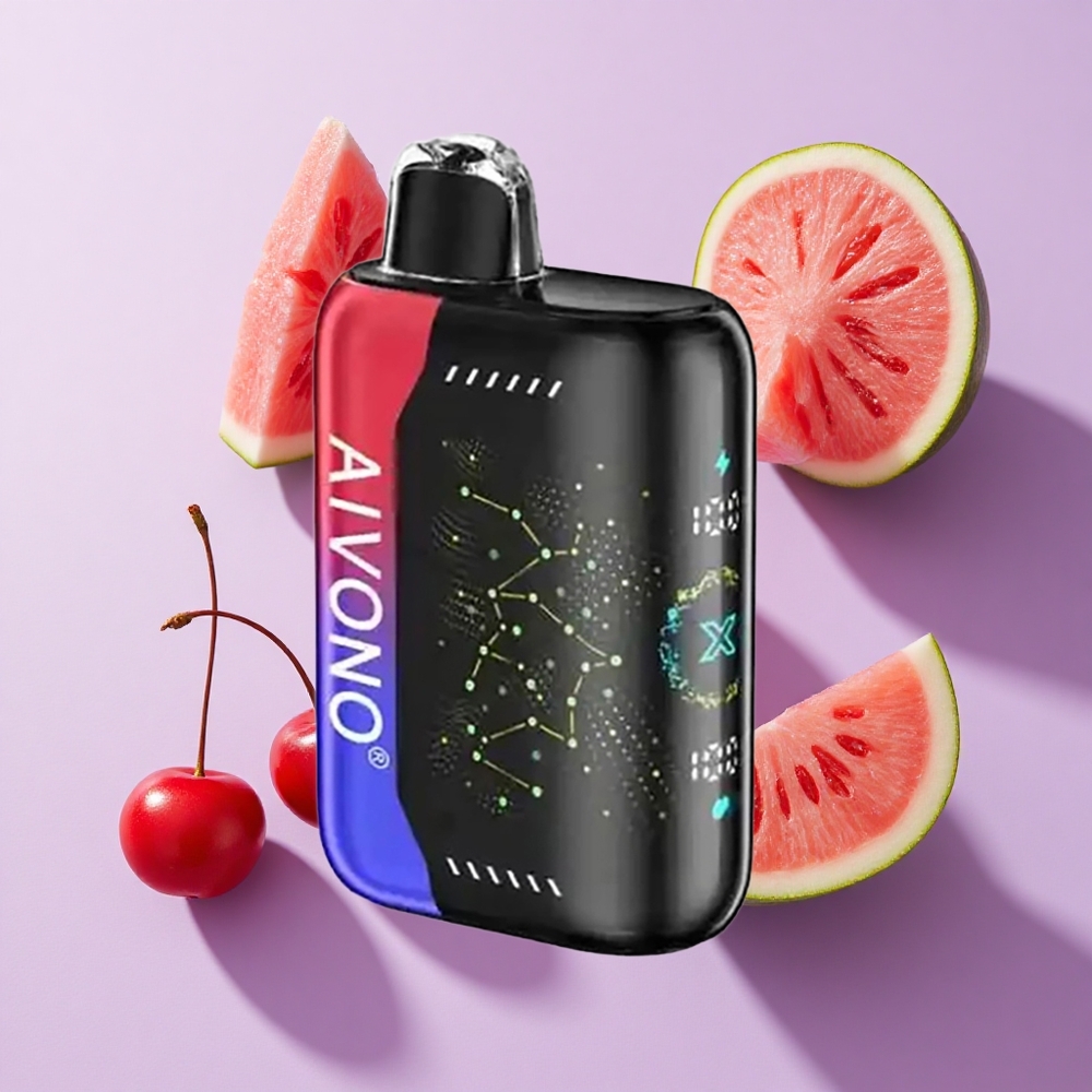 Aivono AIM BOOM 25000 Puffs 28ml Iced Watermelon Cherry
