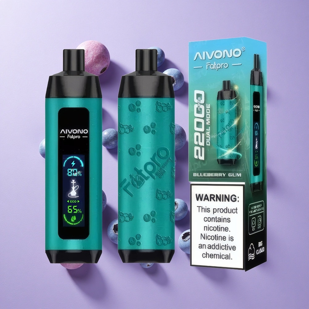 Aivono Aim Fatpro 22000 Puffs 28ml Rechargeable Blueberry Gun