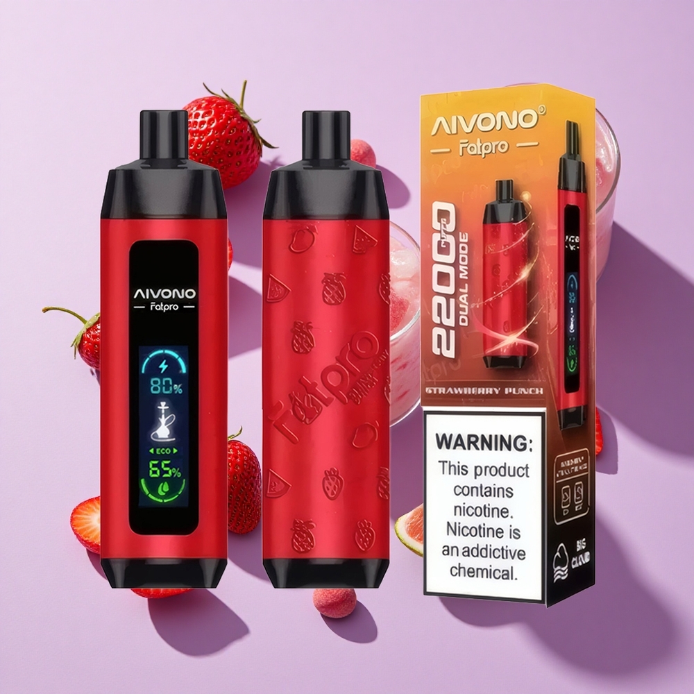 Aivono Aim Fatpro 22000 Puffs Rechargeable Strawberry Punch
