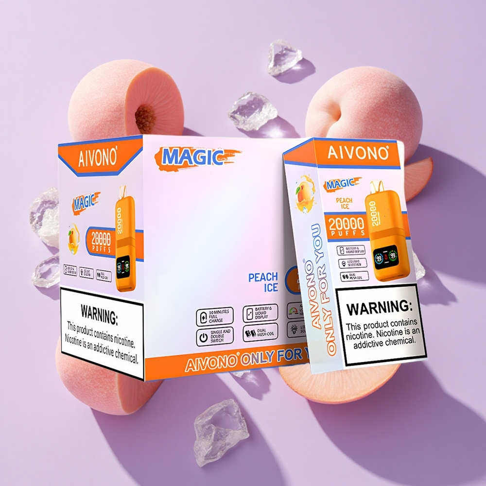 Aivono Aim Magic 20000 Puffs Dual Mesh Peach Ice