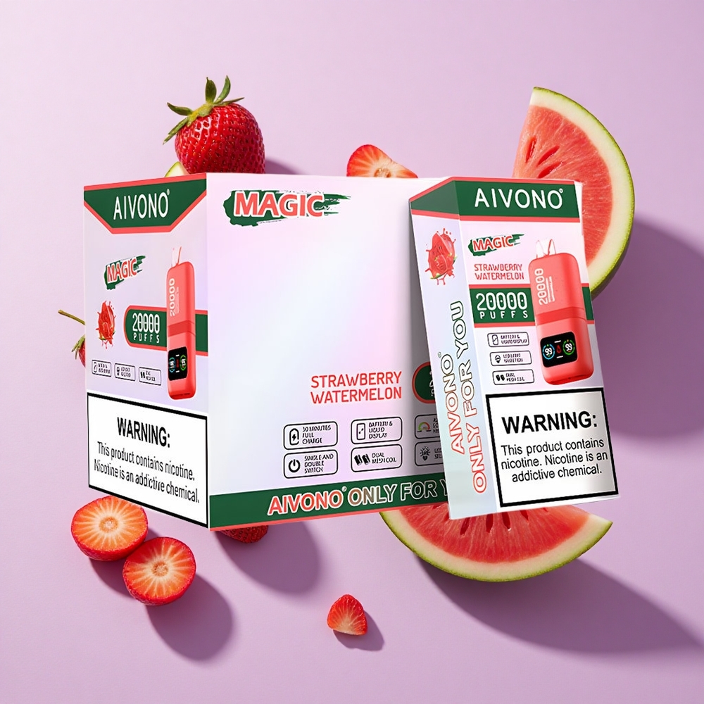 Aivono Aim Magic 20000 Puffs Dual Mesh Strawberry Watermelon