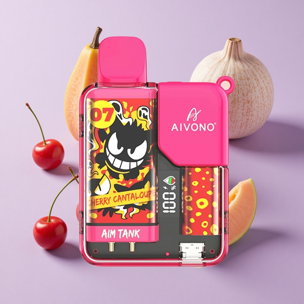 Aivono AIM-TANK 9500 Puffs 18ml Cherry Cantaloupe