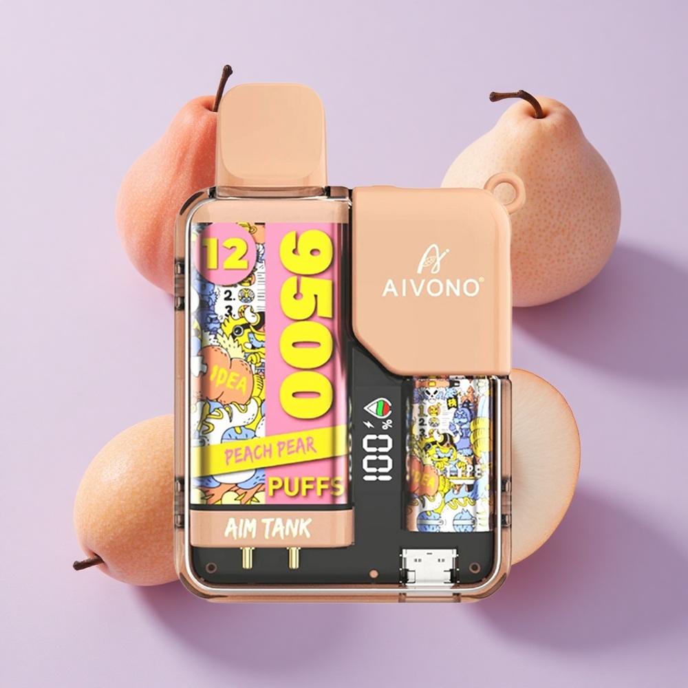 Aivono AIM-TANK 9500 Puffs 18ml Peach Pear
