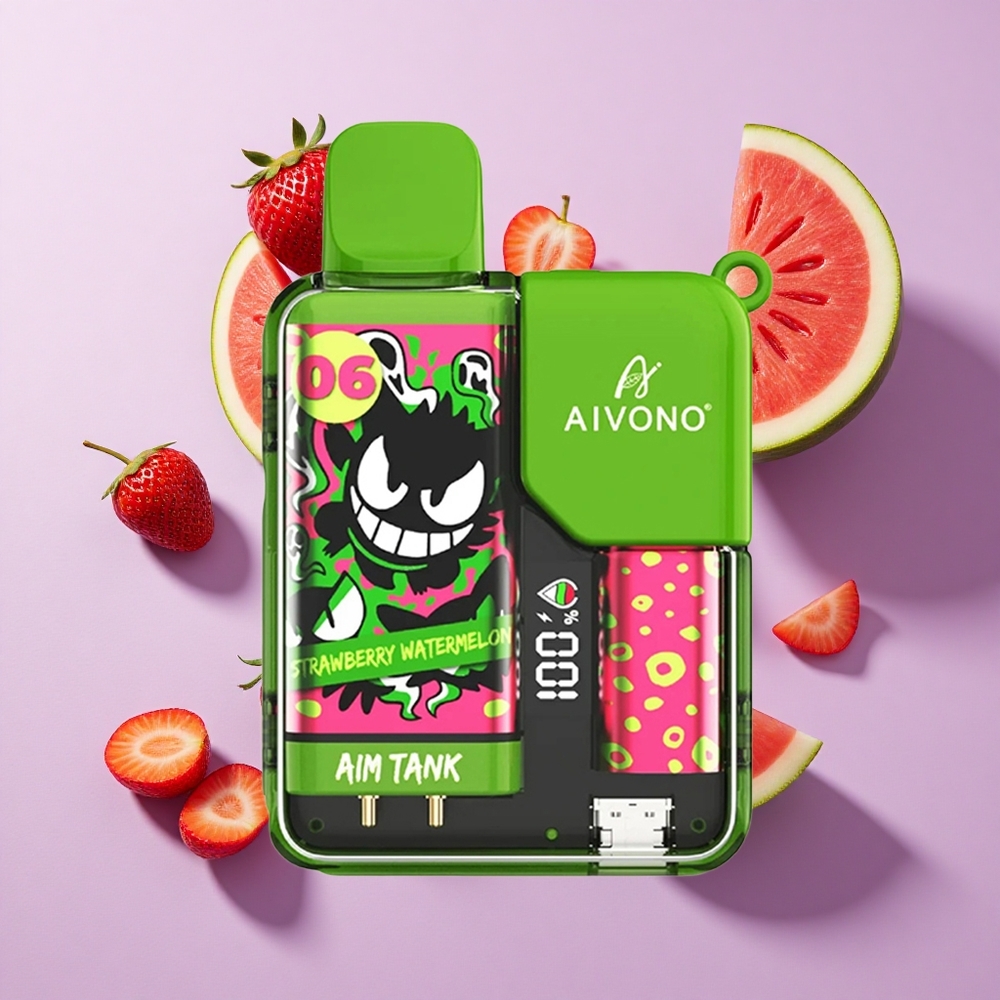 Aivono AIM-TANK 9500 Puffs 18ml Strawberry Watermelon