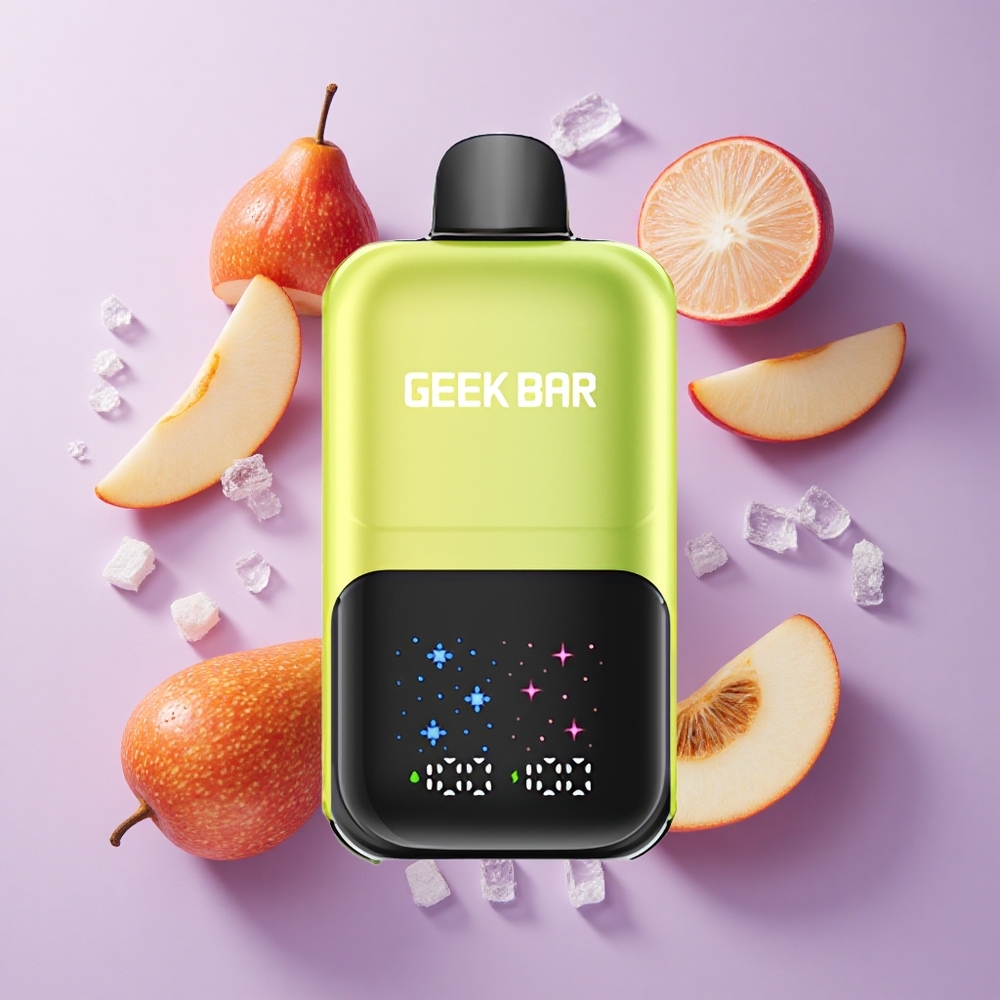 GEEK BAR 2GO Dual Tank 50000 Puffs Disposable Vape Pen Sour Apple Ice