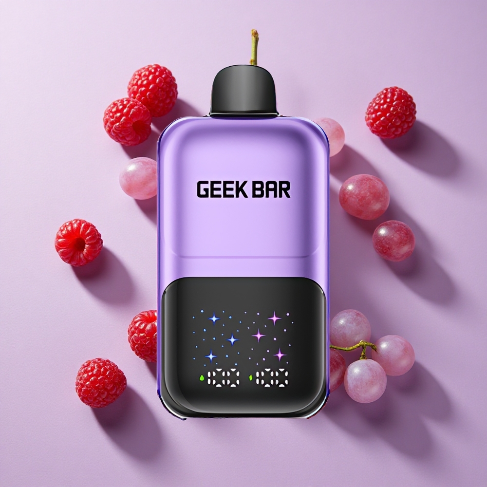 GEEK BAR 2GO Dual Tank 50000 Puffs Grape & Raspberry