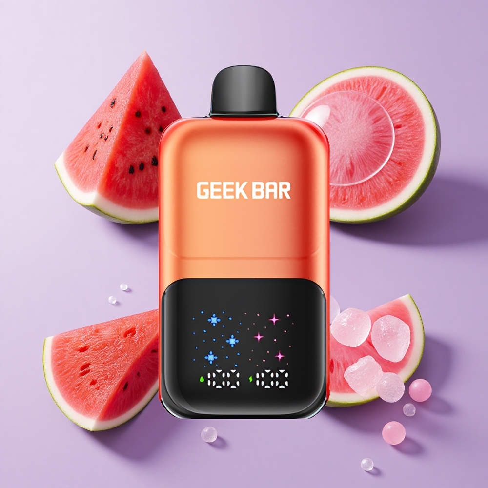 GEEK BAR 2GO Two Series 50000 Puffs 20mL Rechargeable Watermelon Bubble Gum Ice