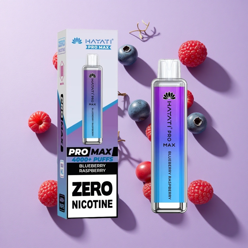 Hayati Pro Max 4000 Puffs 1400mAh Disposable Vape Blueberry Raspberry