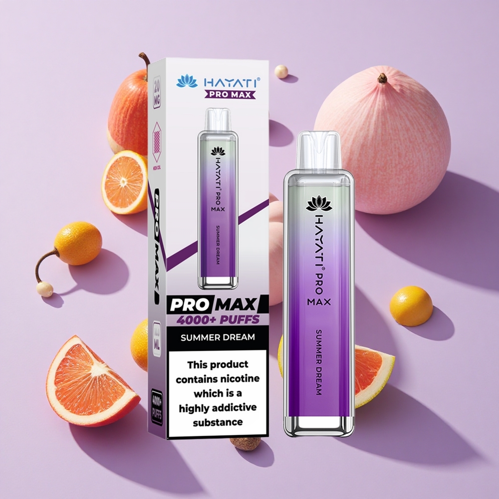 Hayati Pro Max 4000 Puffs 1400mAh Rechargeable Summer Dream