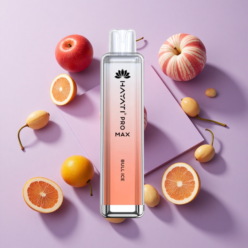 Hayati Pro Max 4000 Puffs Disposable Vape Bull Ice Rechargeable 1400mAh