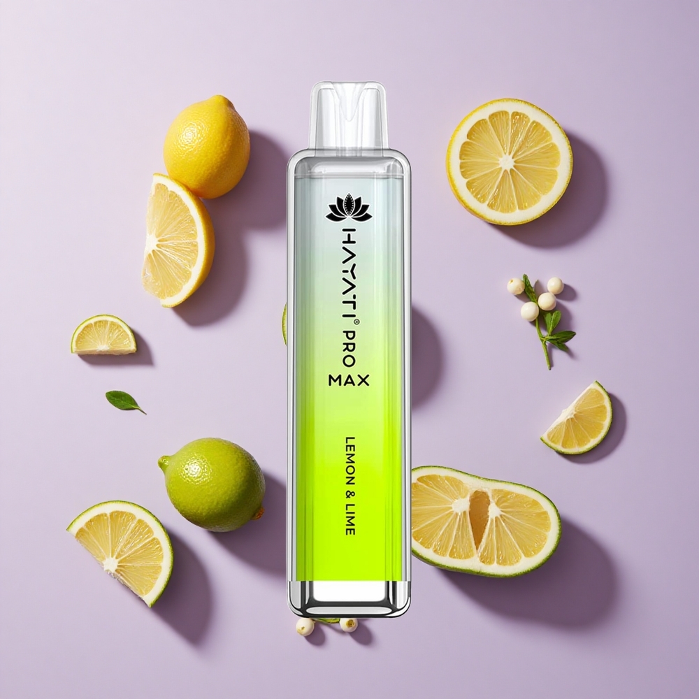 Hayati Pro Max 4000 Puffs Disposable Vape Lemon & Lime with 1400mAh Battery & Dual Mesh Coil