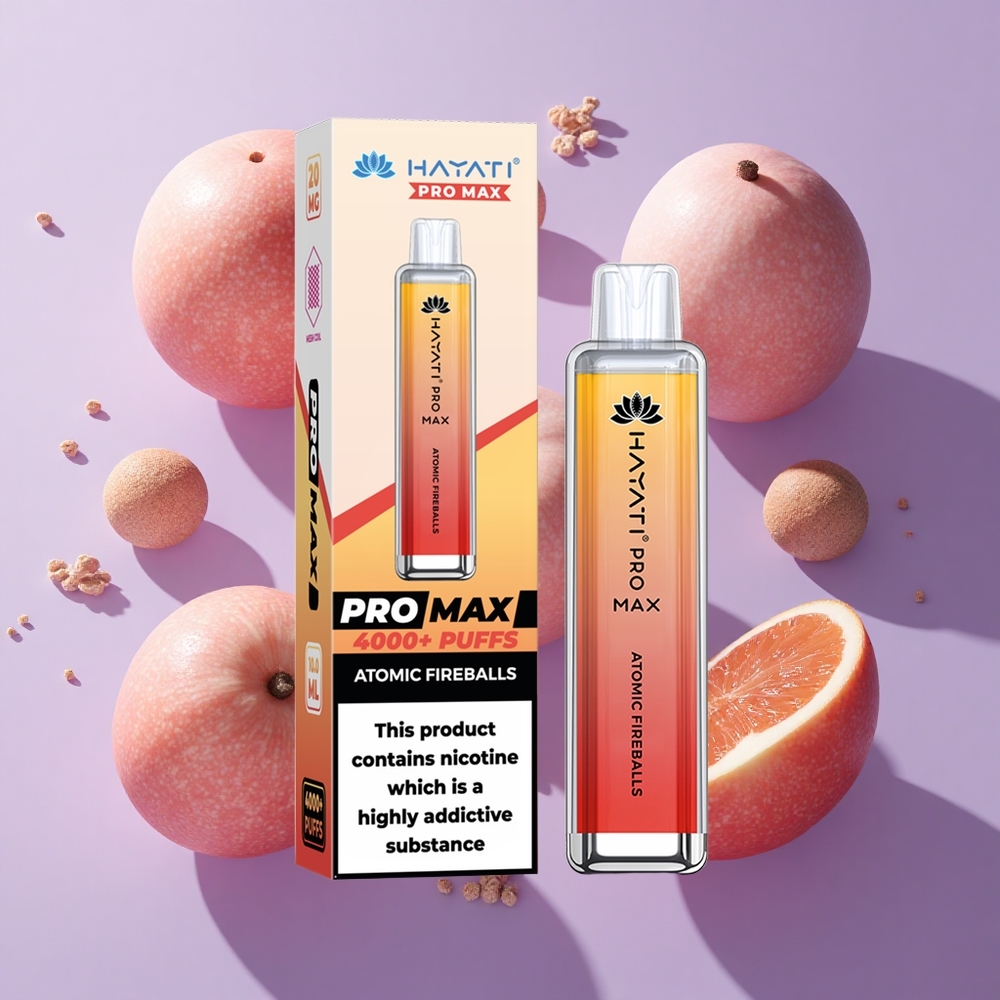 Hayati Pro Max 4000 Puffs Dual Mesh Atomic Fireballs