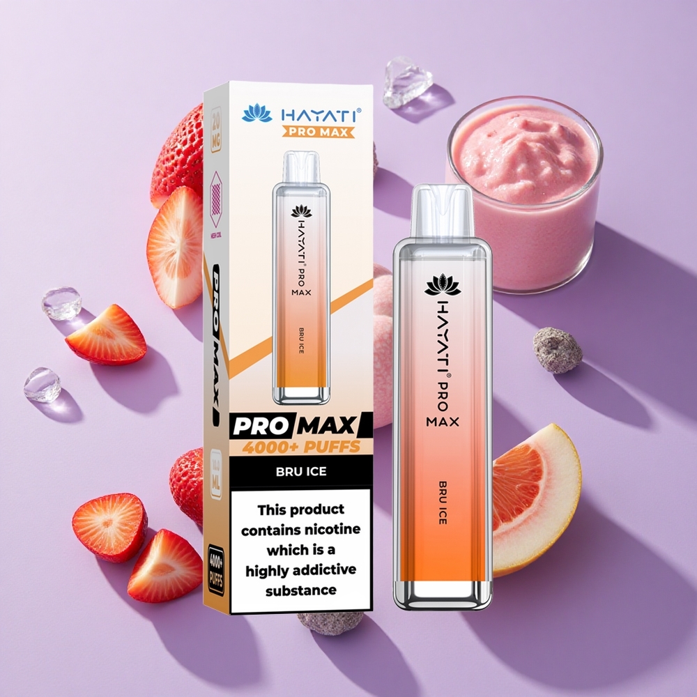 Hayati Pro Max 4000 Puffs Dual Mesh Bru Ice