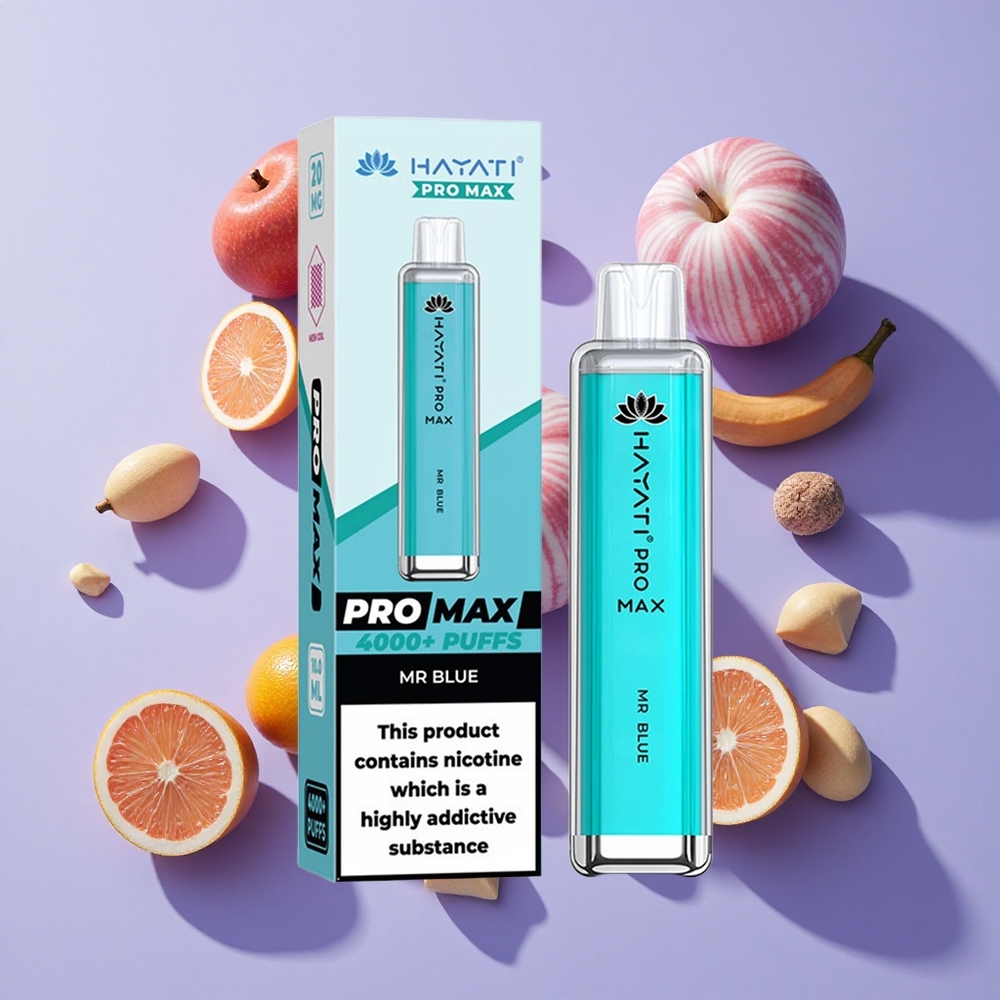 Hayati Pro Max 4000 Puffs Dual Mesh Mr Blue