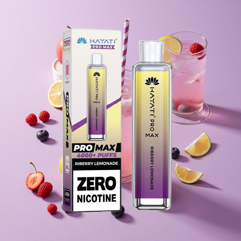 Hayati Pro Max 4000 Puffs Dual Mesh Riberry Lemonade