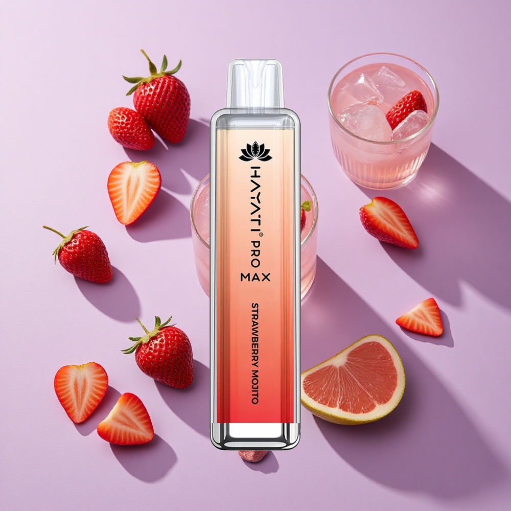 Hayati Pro Max 4000 Puffs Dual Mesh Strawberry Mojito