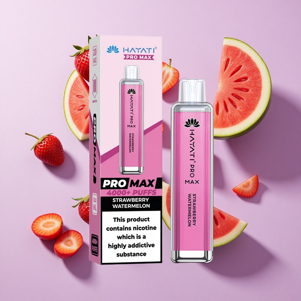 Hayati Pro Max 4000 Puffs Dual Mesh Strawberry Watermelon