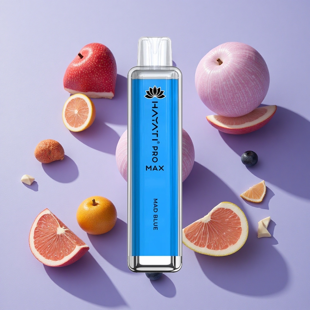 Hayati Pro Max 4000 Puffs Rechargeable 1400mAh Mad Blue