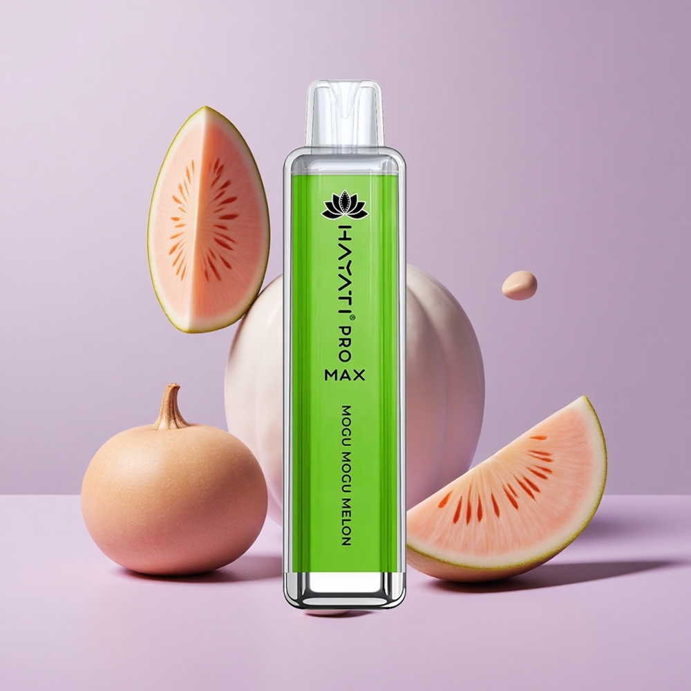 Hayati Pro Max 4000 Puffs Rechargeable 1400mAh Mogu Mogu Melon