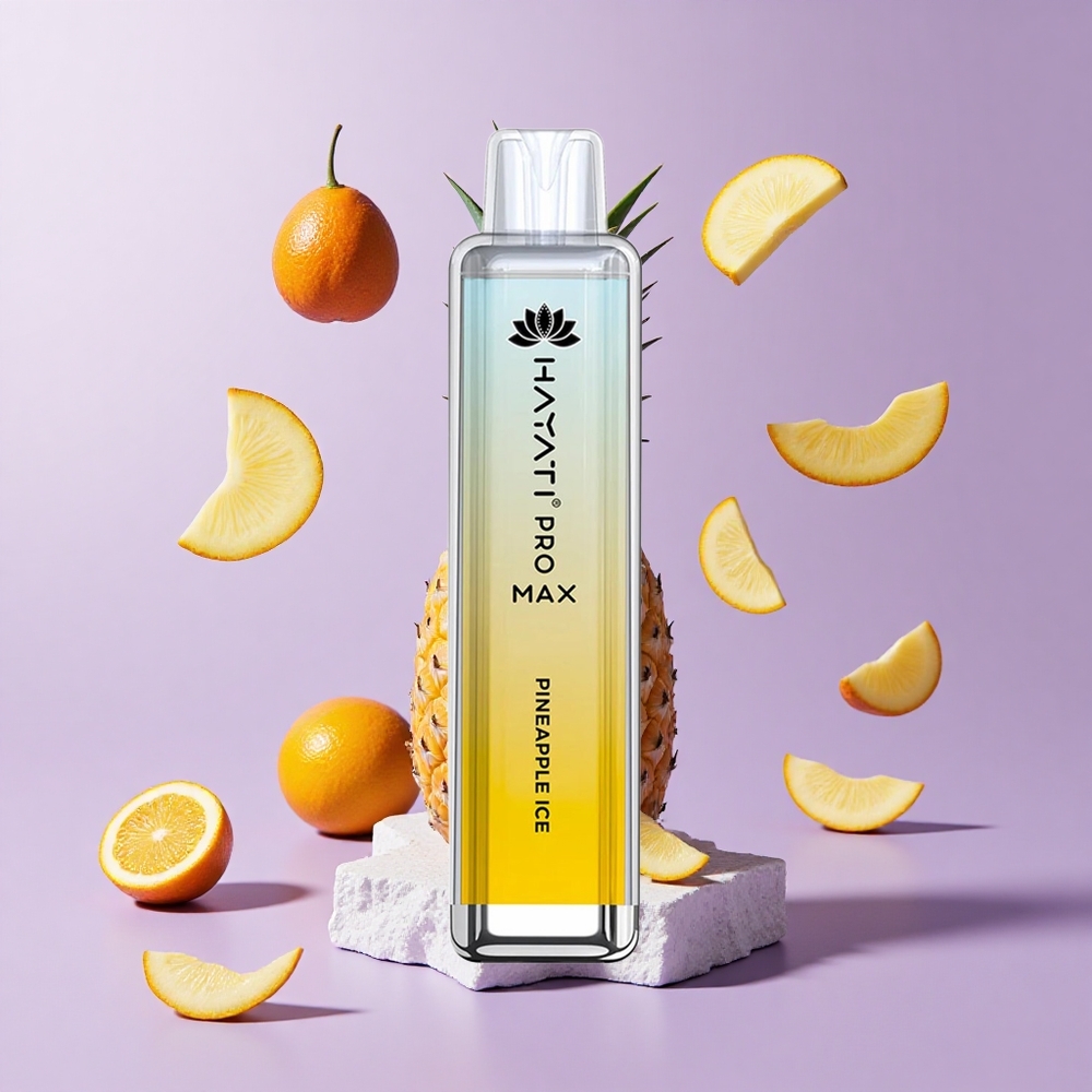 Hayati Pro Max 4000 Puffs Rechargeable Disposable Vape Pineapple Ice